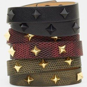Vince Camino snakeskin wrap bracelet
